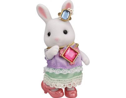 Sylvanian Families Mesto Biely králik so šperkami a drahokamami