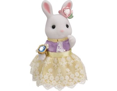 Sylvanian Families Mesto Biely králik so šperkami a drahokamami