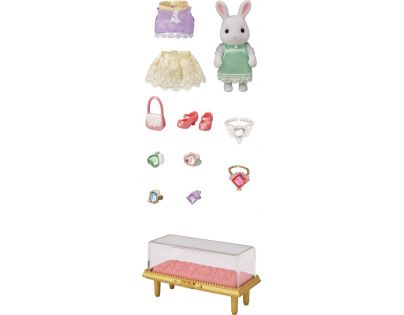 Sylvanian Families Mesto Biely králik so šperkami a drahokamami