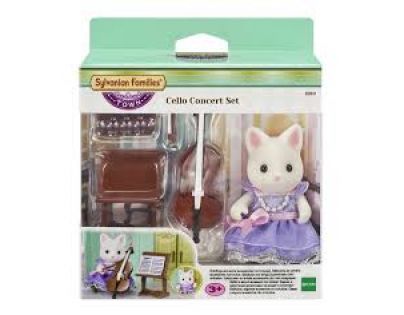 Sylvanian Families Mesto cellistka hodvábna mačka