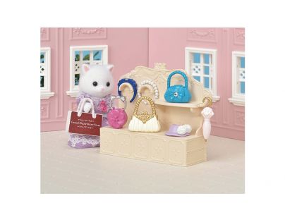 Sylvanian Families Mesto módny butik s kabelkami a doplnky