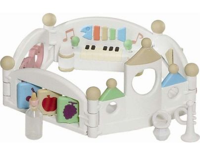 Sylvanian Families Nábytek Dětská ohrádka bílá
