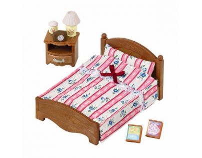 Sylvanian families Nábytek - dvojlůžko s nočním stolkem