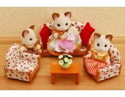 Sylvanian families Nábytek - sedací souprava se stolečkem