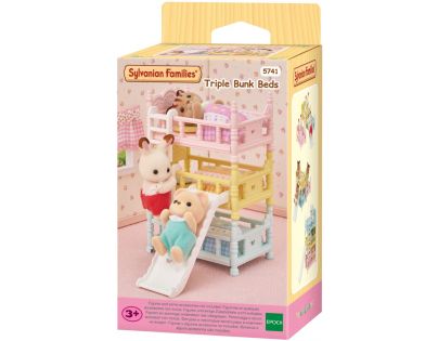 Sylvanian Families Nábytok Trojposchodová posteľ