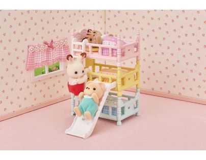 Sylvanian Families Nábytok Trojposchodová posteľ