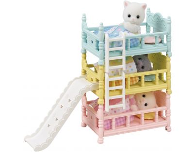 Sylvanian Families Nábytok Trojposchodová posteľ