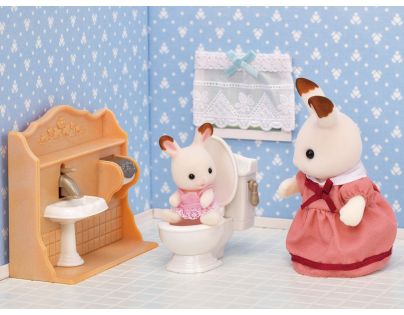 Sylvanian Families Nábytok štartovací set nábytkov a chocolate králik mamička