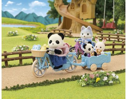 Sylvanian Families Panda a cyklokorčuliarsky set