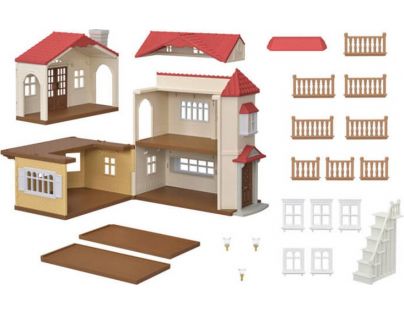 Sylvanian Families Poschodový dom s červenou strechou