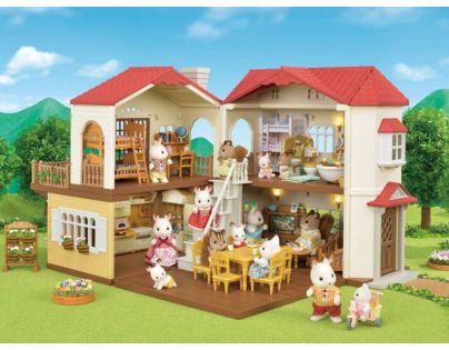 Sylvanian Families Poschodový dom s červenou strechou