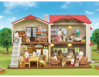 Sylvanian Families Poschodový dom s červenou strechou