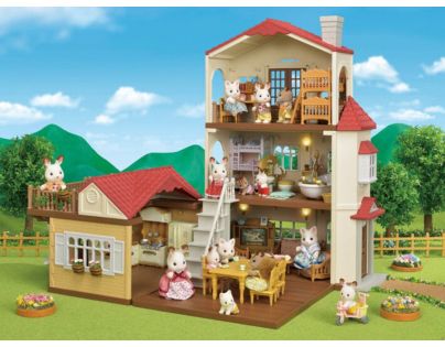 Sylvanian Families Poschodový dom s červenou strechou