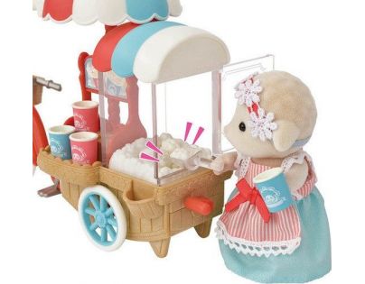 Sylvanian Families Popcorn pojazdná predajňa s ovečkou