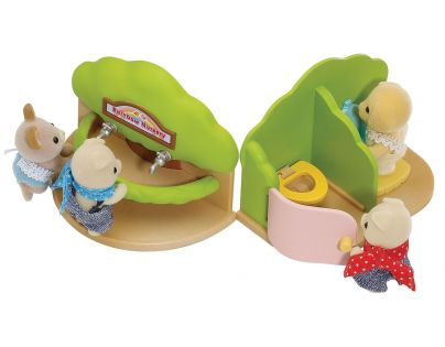 Sylvanian Families Prenosná toaleta a umývárka pre škôlky
