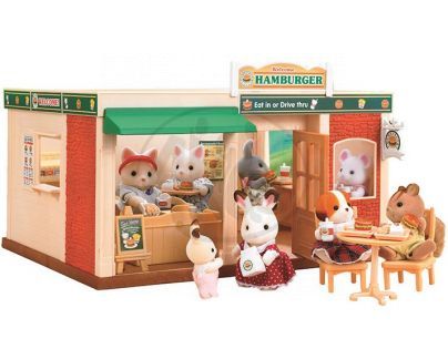 Sylvanian families Restaurace s hamburgery