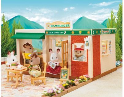 Sylvanian families Restaurace s hamburgery