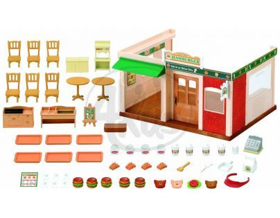 Sylvanian families Restaurace s hamburgery