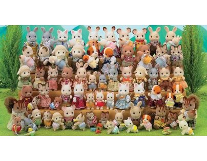 Sylvanian families Rodina "chocolate" králíků
