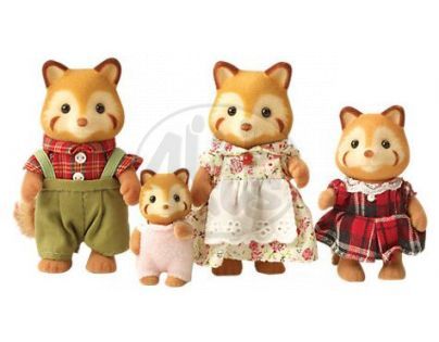 Sylvanian Families Rodina červené pandy