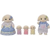 Sylvanian Families Rodina Flora králiky s trojčatami 3