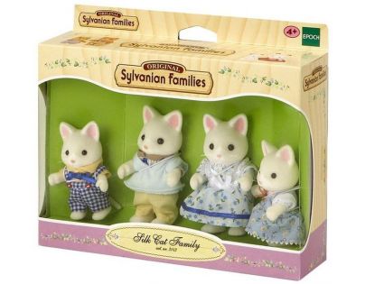 Sylvanian families Rodina hedvábných koček