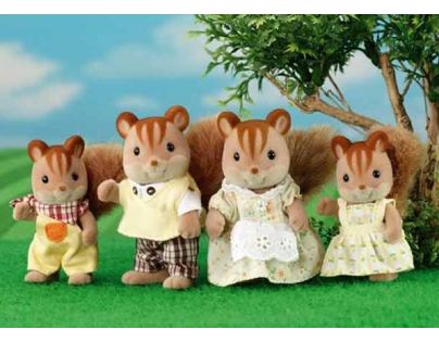 Sylvanian families  Rodina hnědých veverek