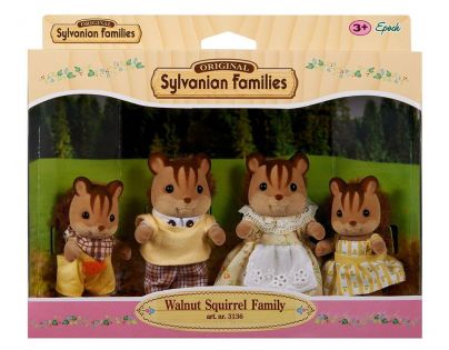 Sylvanian families  Rodina hnědých veverek