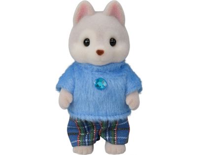 Sylvanian Families Rodina Husky s trojčatami