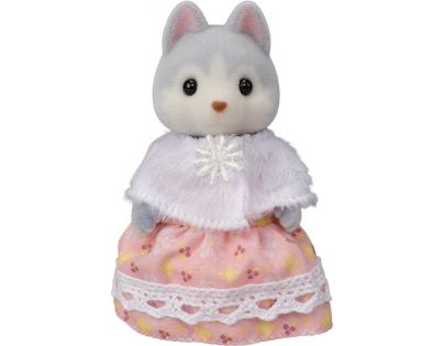 Sylvanian Families Rodina Husky s trojčatami