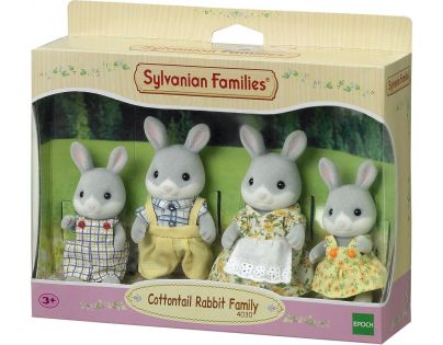Sylvanian Families Rodina šedých králikov