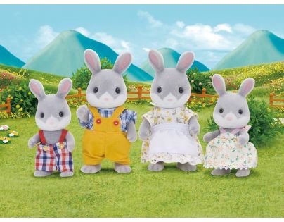 Sylvanian Families Rodina šedých králikov