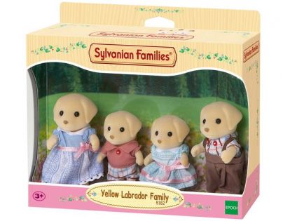 Sylvanian Families Rodina žltých labradorov