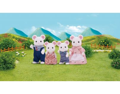 Sylvanian Families Rodina bílých myšek