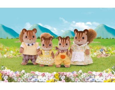 Sylvanian families Rodina hnedých veveričiek - Poškodený obal