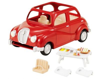 Sylvanian families  Rodinné auto červené