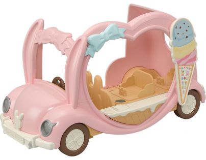 Sylvanian Families Ružový zmrzlinársky automobil