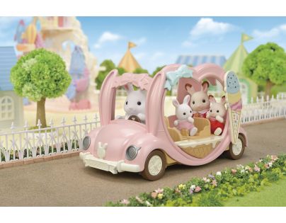 Sylvanian Families Ružový zmrzlinársky automobil