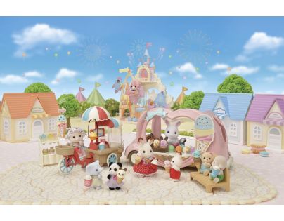 Sylvanian Families Ružový zmrzlinársky automobil