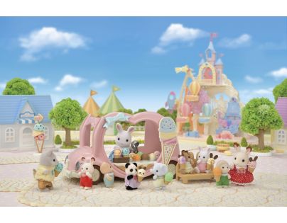 Sylvanian Families Ružový zmrzlinársky automobil