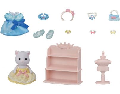 Sylvanian Families Šaty a ozdoby pre princezné s mačiatkom