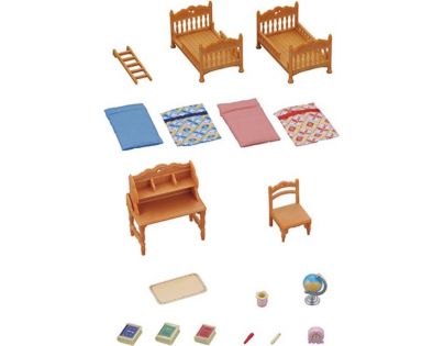 Sylvanian Families set detská izba s poschodovou posteľou