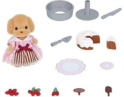 Sylvanian Families Sada zdobenie tort s pudlíkom
