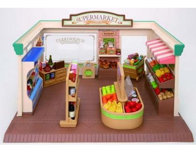 Sylvanian Families Supermarket s příslušenstvím