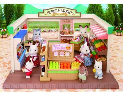 Sylvanian Families Supermarket s příslušenstvím