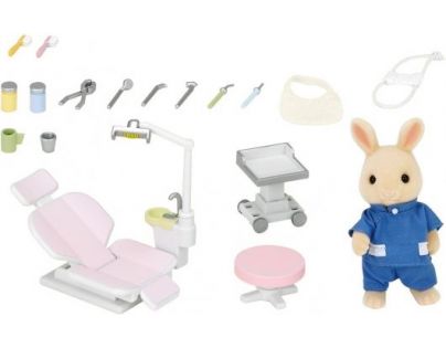 Sylvanian Families U zubára vrátane príslušenstva a figúrky králička