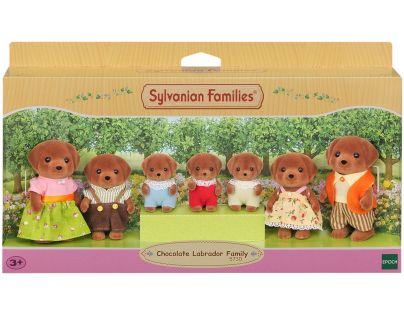 Sylvanian Families Rodina Chocolate labradorov