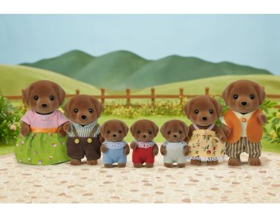 Sylvanian Families Rodina Chocolate labradorov