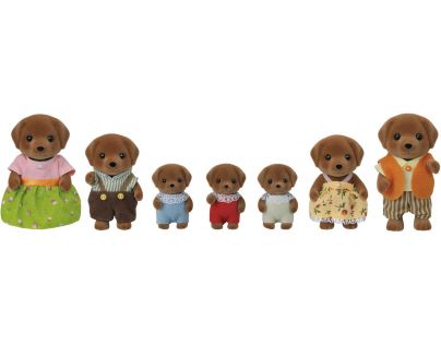 Sylvanian Families Rodina Chocolate labradorov