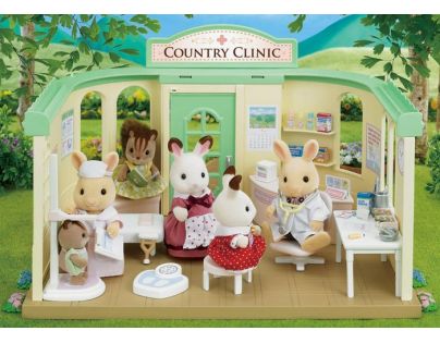 Sylvanian Families Vidiecka klinika vrátane príslušenstva bez figúrok